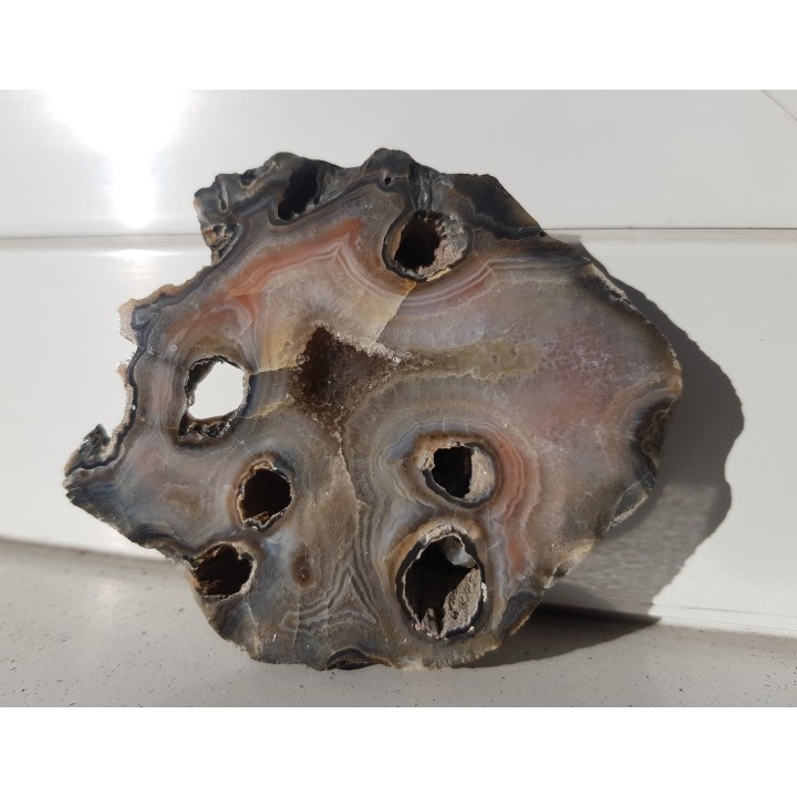 Agat "rzeczny" z Bobru w Sudetach (river agate)