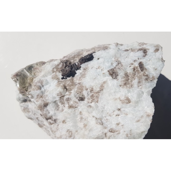 Krystaliczny kasyteryt w pegmatycie z Piławy Grn.