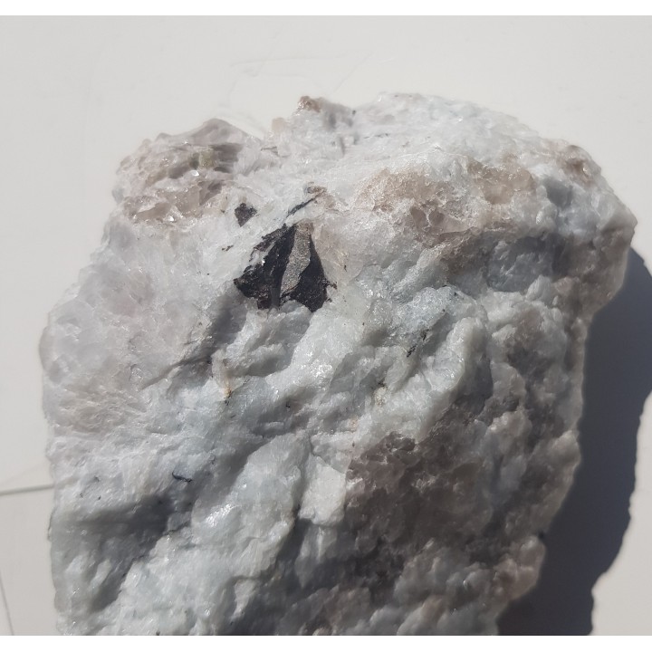 Krystaliczny kasyteryt w pegmatycie z Piławy Grn.