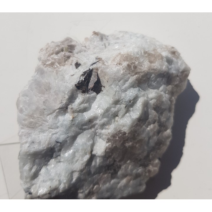 Krystaliczny kasyteryt w pegmatycie z Piławy Grn.