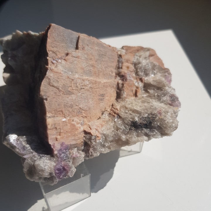 Unikatowy kryształ spodumenu z Piławy Grn.