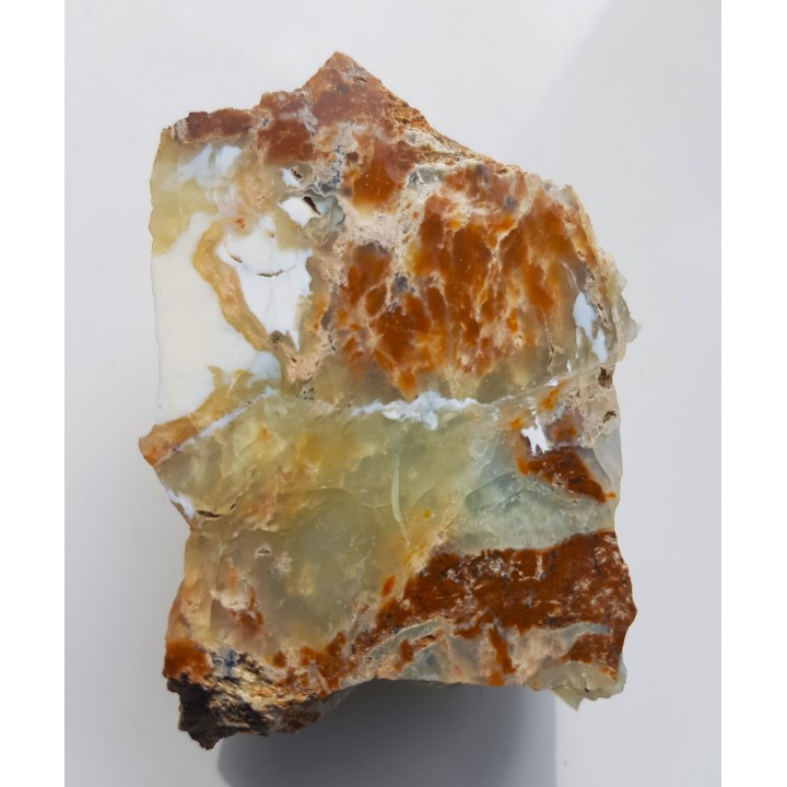 Polerowany okaz opalu ze Szklar