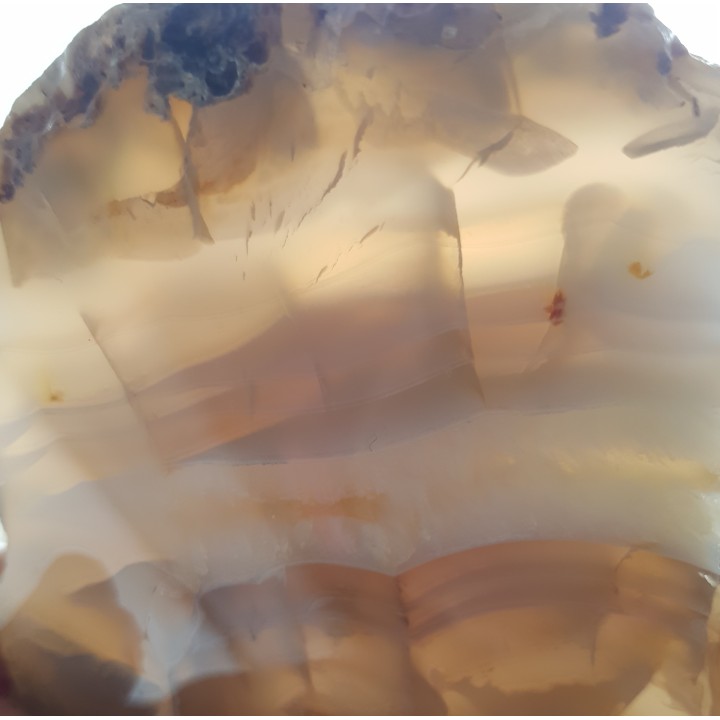 Przejrzysty agat z rzeki Bóbr