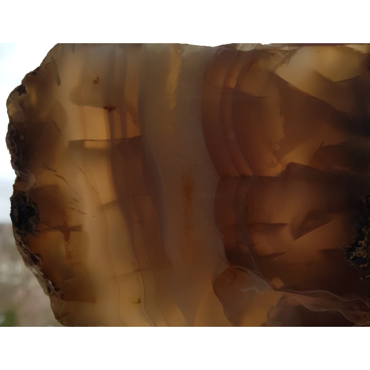 Przejrzysty agat z rzeki Bóbr