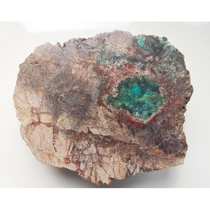 Strefa mineralizacji Cu w dolomicie z Rędzin k. Kamiennej Góry