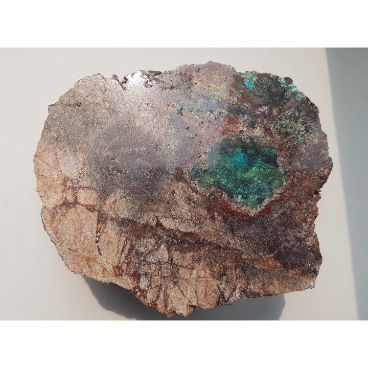 Strefa mineralizacji Cu w dolomicie z Rędzin k. Kamiennej Góry