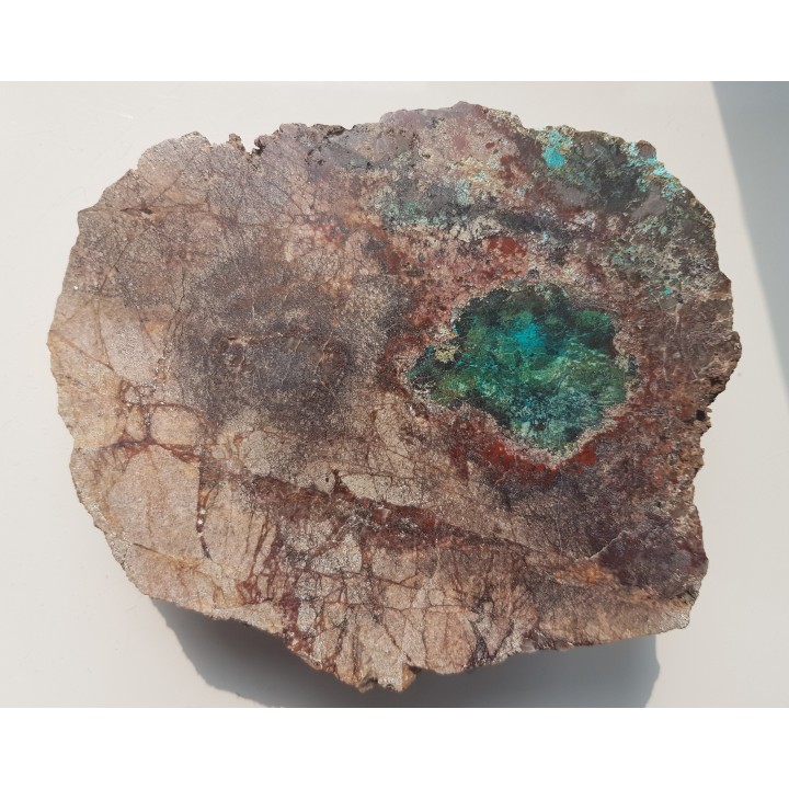 Strefa mineralizacji Cu w dolomicie z Rędzin k. Kamiennej Góry