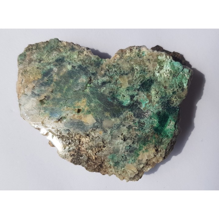 Malachit oraz pierwotne kruszce Cu w żyle węglanowej z Okrzeszyna k. K. Góry