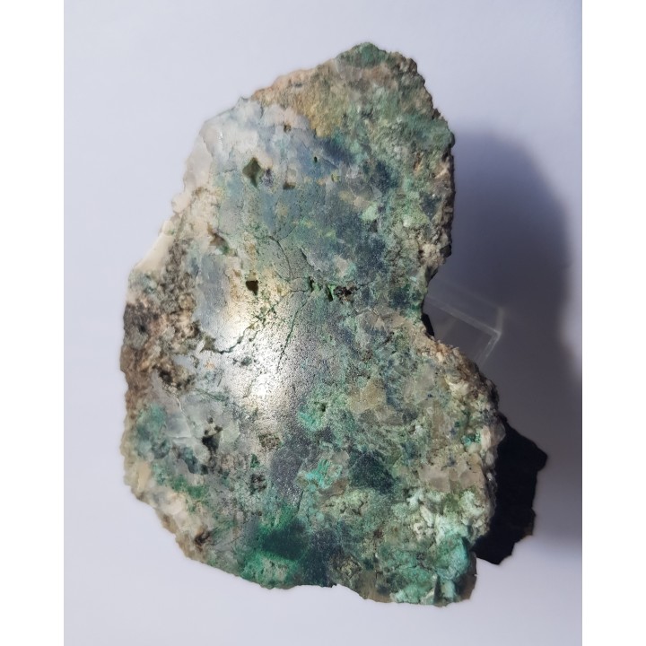 Malachit oraz pierwotne kruszce Cu w żyle węglanowej z Okrzeszyna k. K. Góry