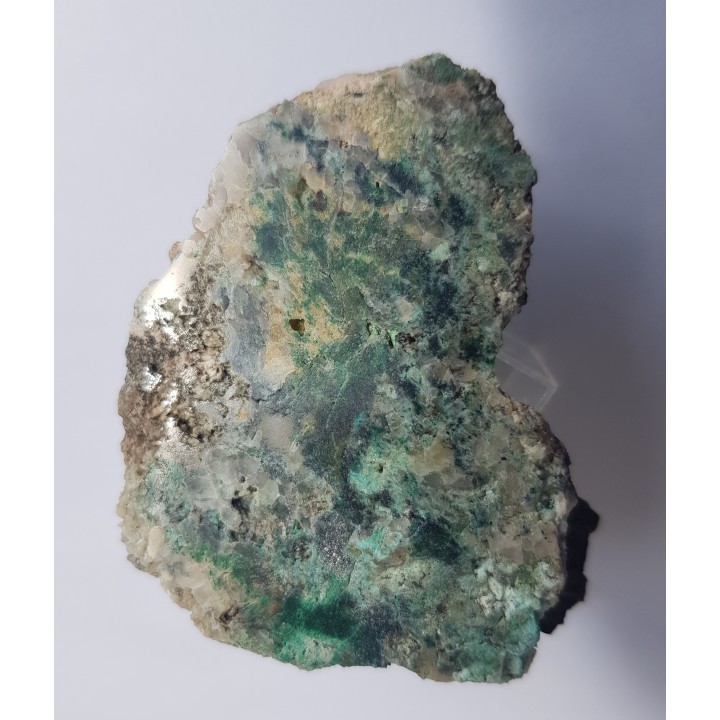 Malachit oraz pierwotne kruszce Cu w żyle węglanowej z Okrzeszyna k. K. Góry