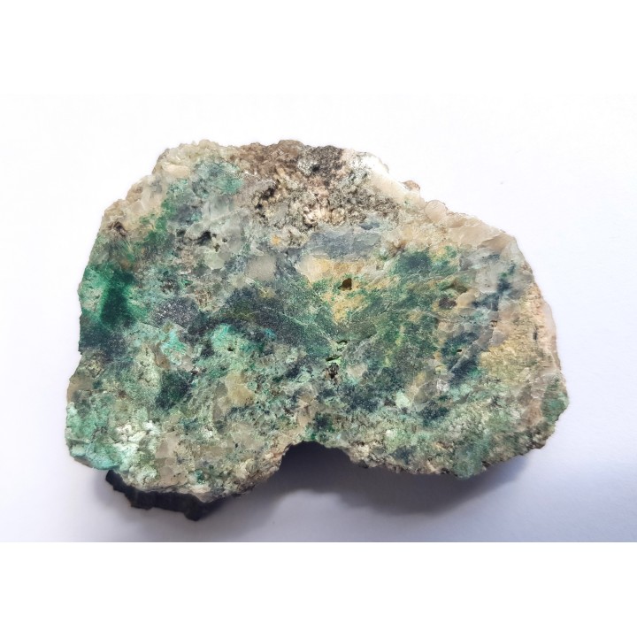 Malachit oraz pierwotne kruszce Cu w żyle węglanowej z Okrzeszyna k. K. Góry