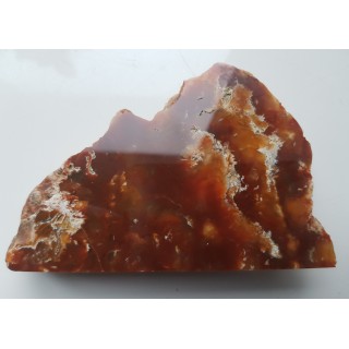 Karneol-sard z aluwiów Nysy Kłodzkiej k. Paczkowa