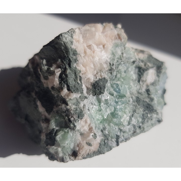 Fluoryt i kalcyt z Ciechanowic