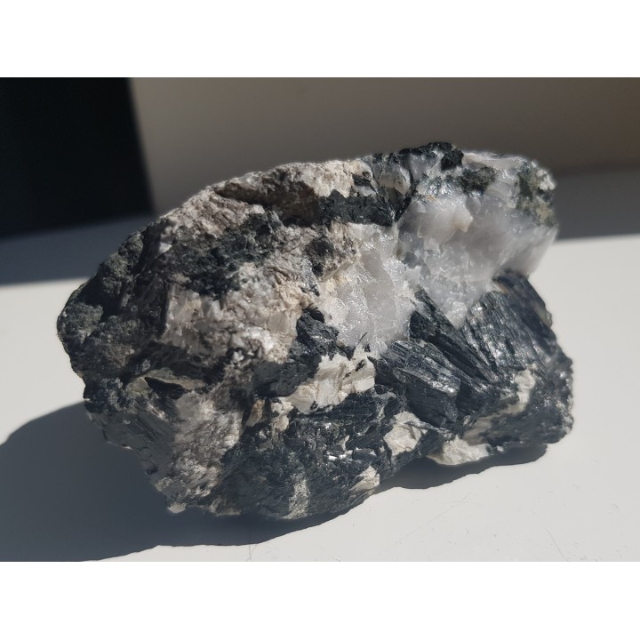 Kryształy hornblendy z Kletna