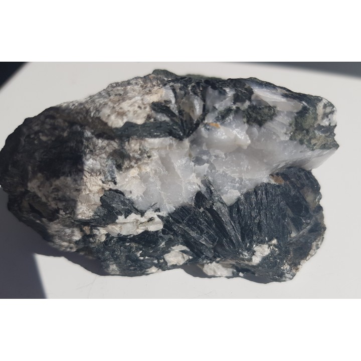 Kryształy hornblendy z Kletna