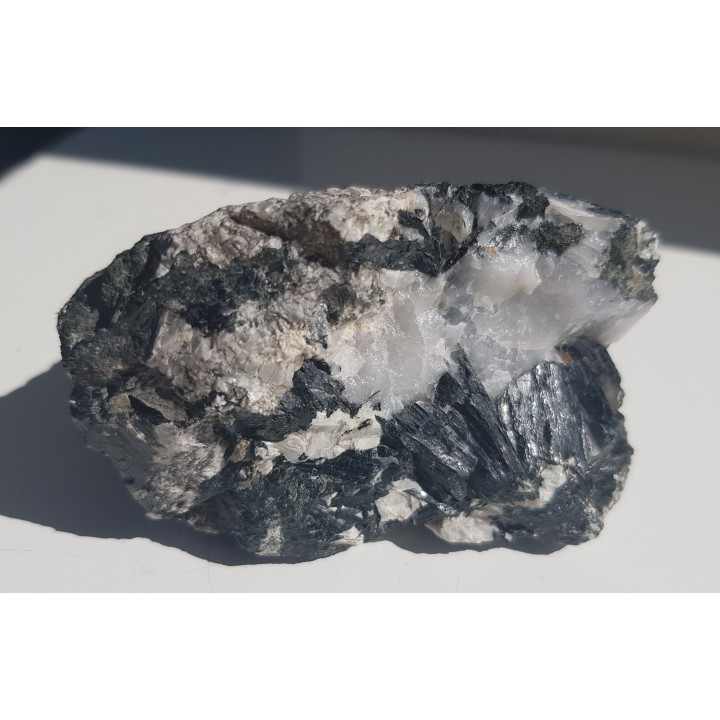 Kryształy hornblendy z Kletna