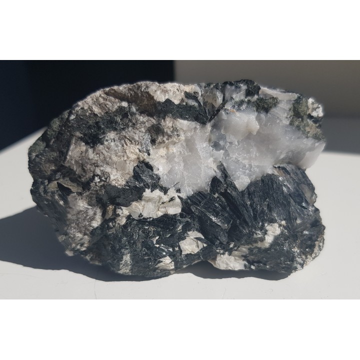 Kryształy hornblendy z Kletna