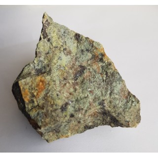 Greenockit na sfalerycie z Miedzianki