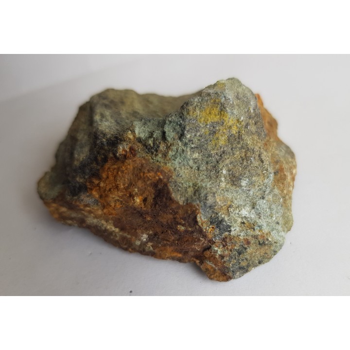 Greenockit na sfalerycie z Miedzianki