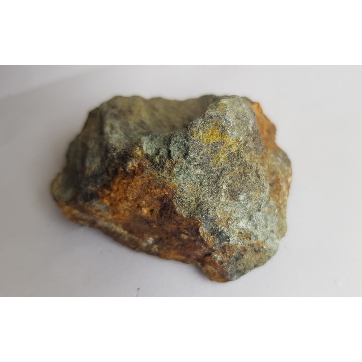 Greenockit na sfalerycie z Miedzianki