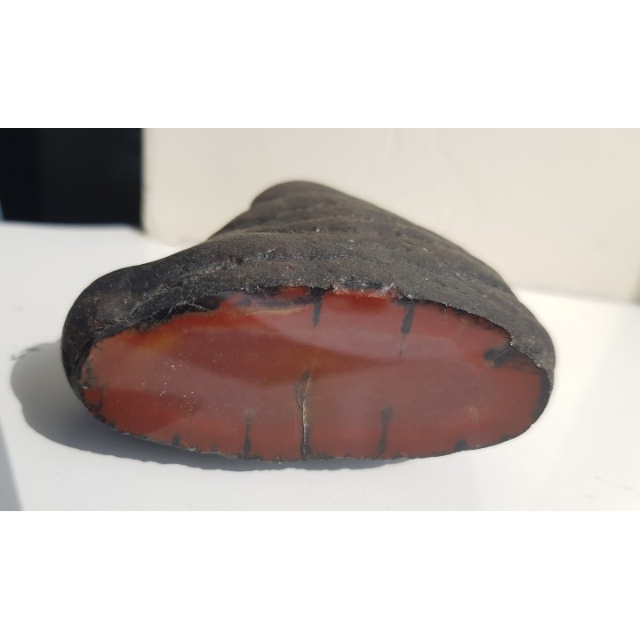 Piękna konkrecja chalcedonowa z aluwiów Nysy Kłodzkiej, zb. Pilce