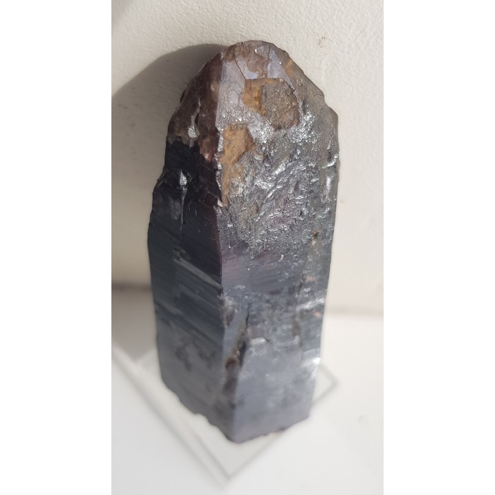 Kwarc dymny z hematytem z Jeleniej Góry