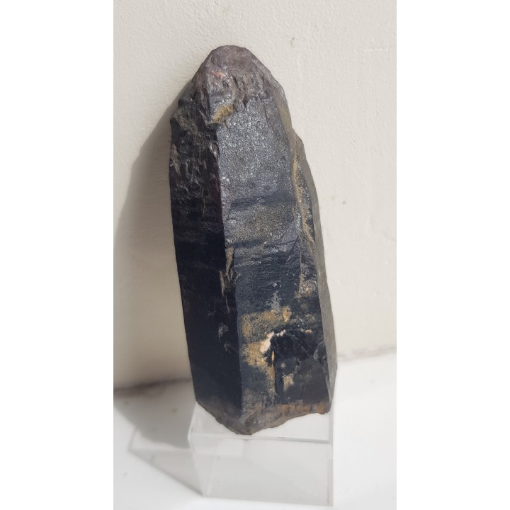 Kwarc dymny z hematytem z Jeleniej Góry