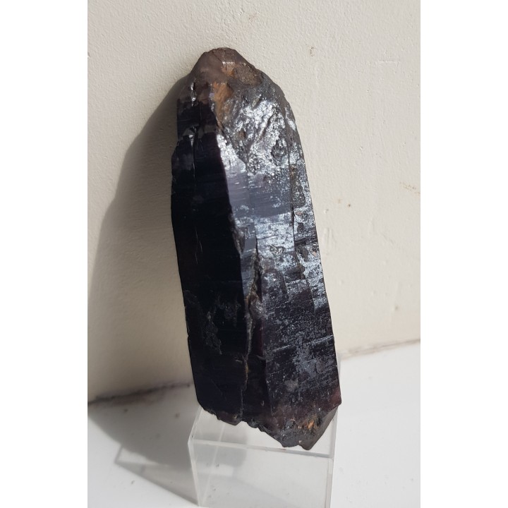 Kwarc dymny z hematytem z Jeleniej Góry