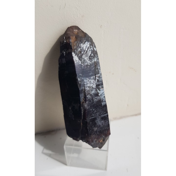 Kwarc dymny z hematytem z Jeleniej Góry