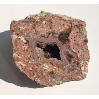 Piękny, duży agat z geodą kwarcową wewnątrz