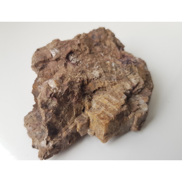 Krystaliczny dolomit żelazowy/ankeryt ze złoża barytu "Jedlinka" k. Jedliny-Zdroju