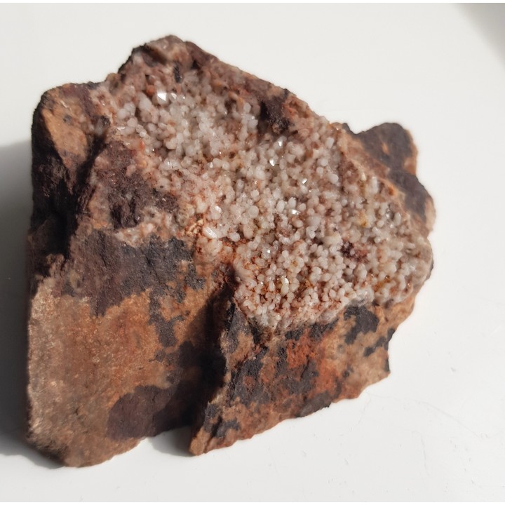 Szczoteczka kwarcowa ze złoża barytu "Jedlinka" k. Jedliny-Zdroju